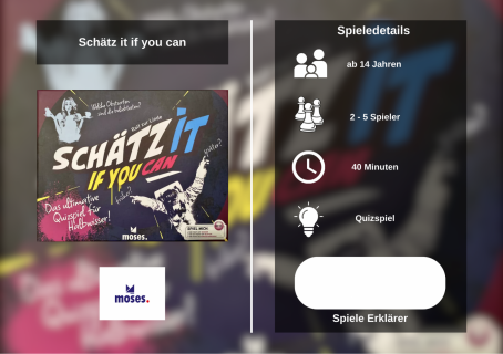Schätz it if you can