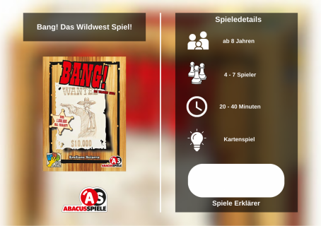 Bang! Das Wildwest Spiel!