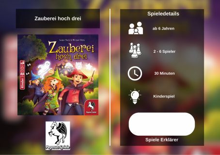 Zauberei hoch drei